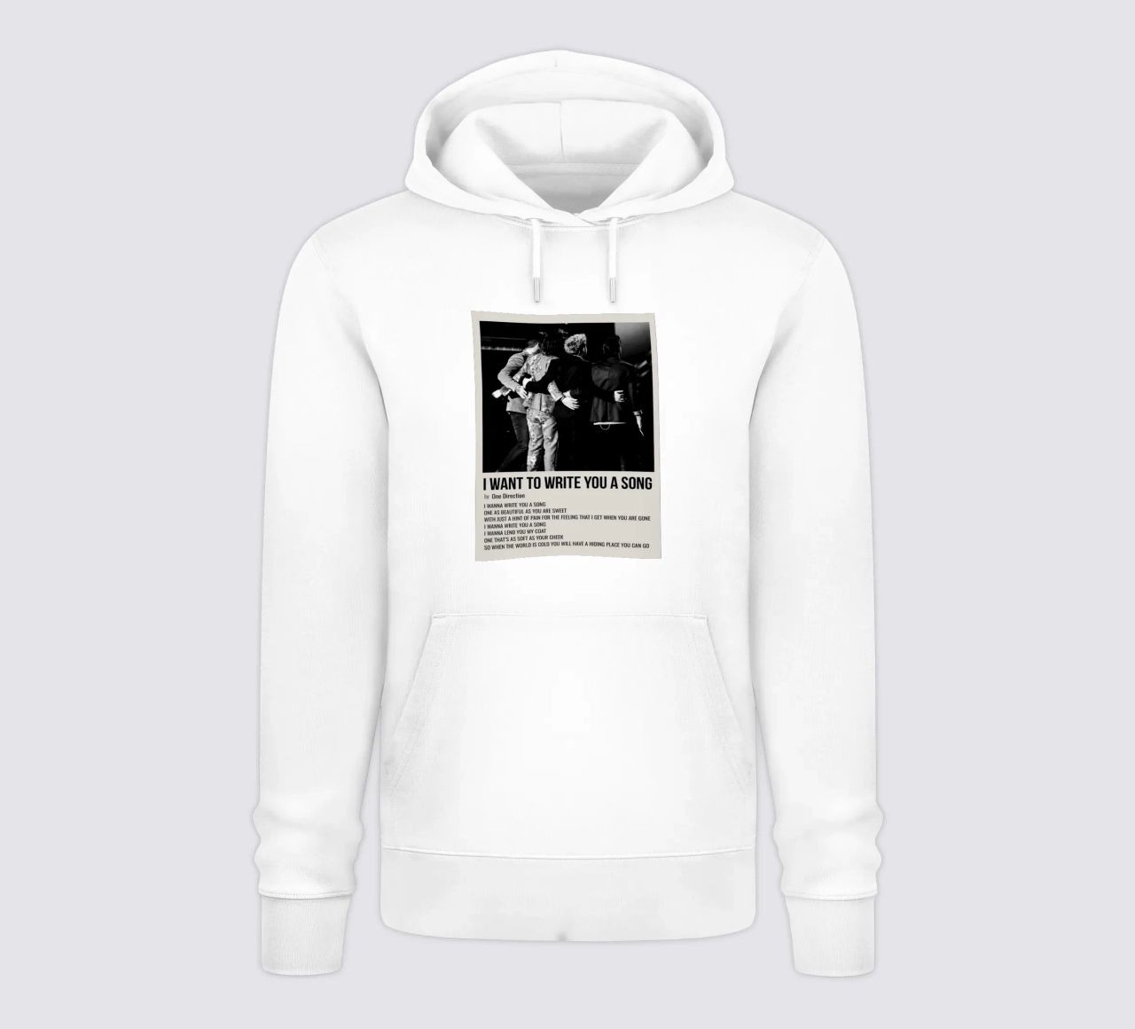 I WANT TO WRITE YOU A SONG by One Direction felpa con cappuccio da SoundStudio