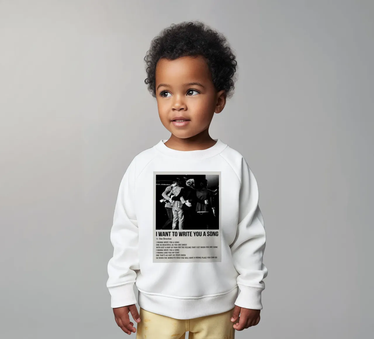 I WANT TO WRITE YOU A SONG by One Direction Baby Sweatshirt von SoundStudio