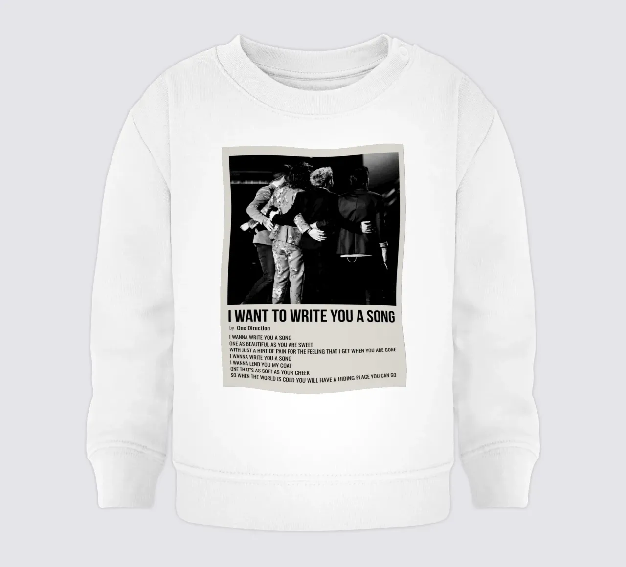 I WANT TO WRITE YOU A SONG by One Direction Baby Sweatshirt von SoundStudio