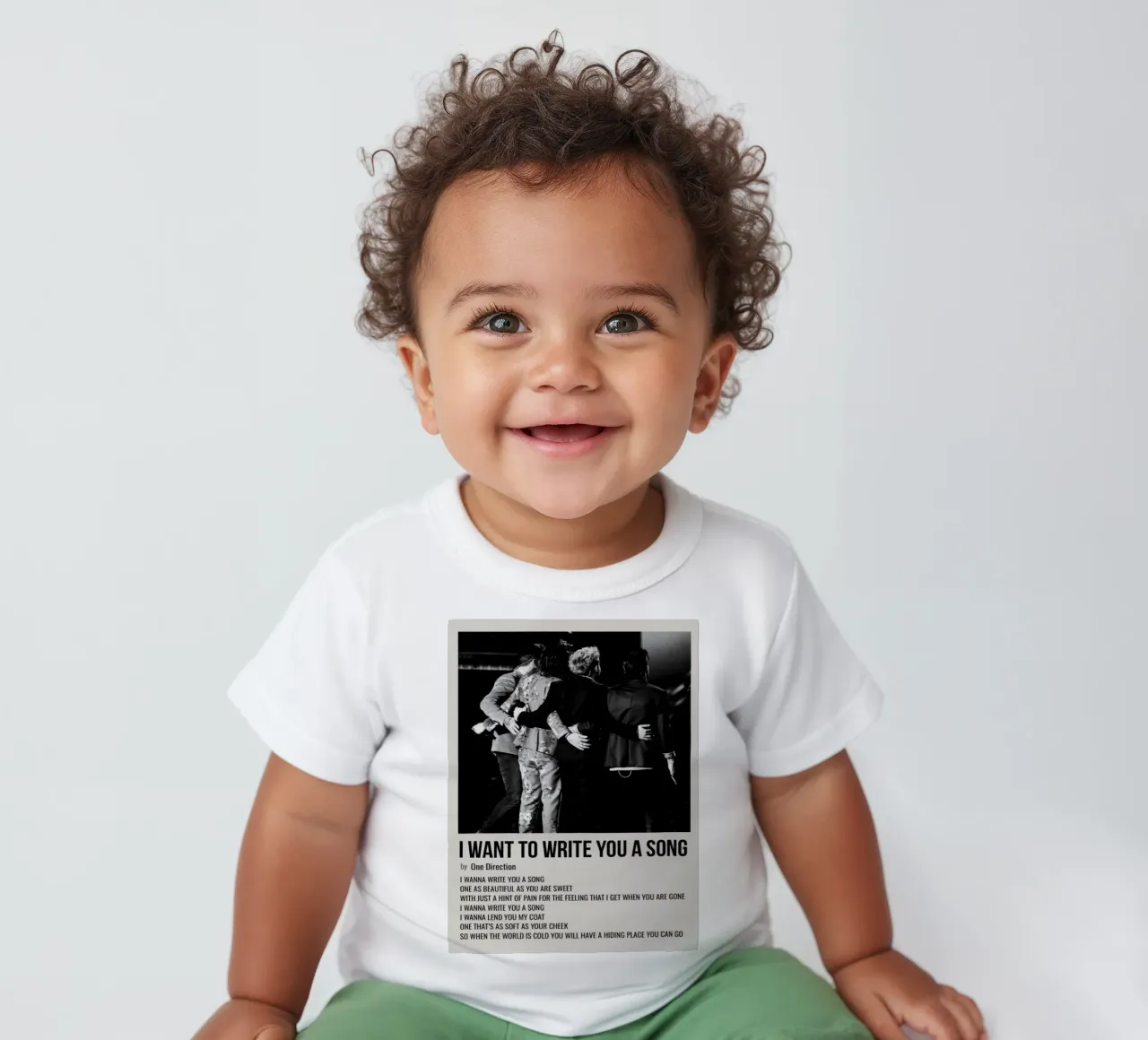 I WANT TO WRITE YOU A SONG by One Direction t-shirt pour bébé de SoundStudio