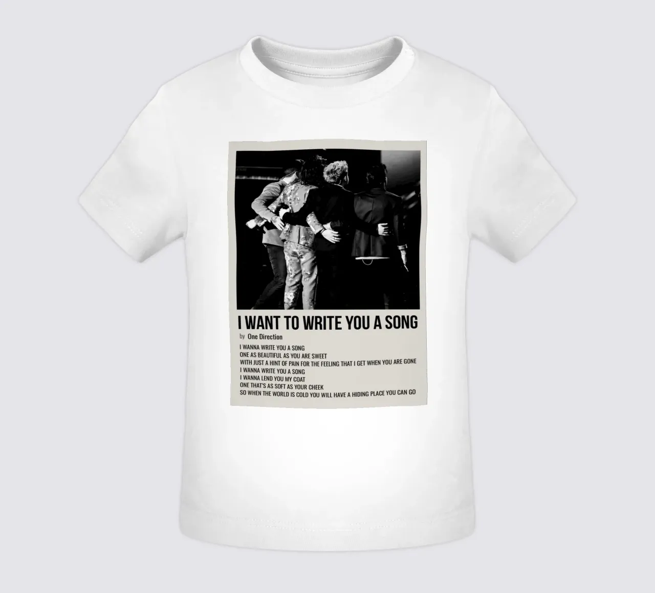 I WANT TO WRITE YOU A SONG by One Direction t-shirt pour bébé de SoundStudio