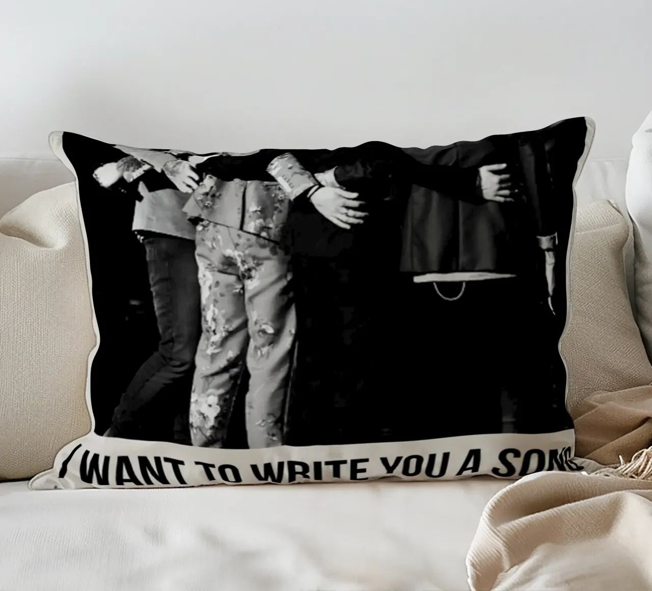 I WANT TO WRITE YOU A SONG by One Direction Kissen von SoundStudio