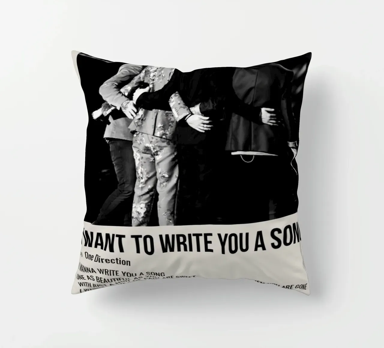 I WANT TO WRITE YOU A SONG by One Direction Kissen von SoundStudio
