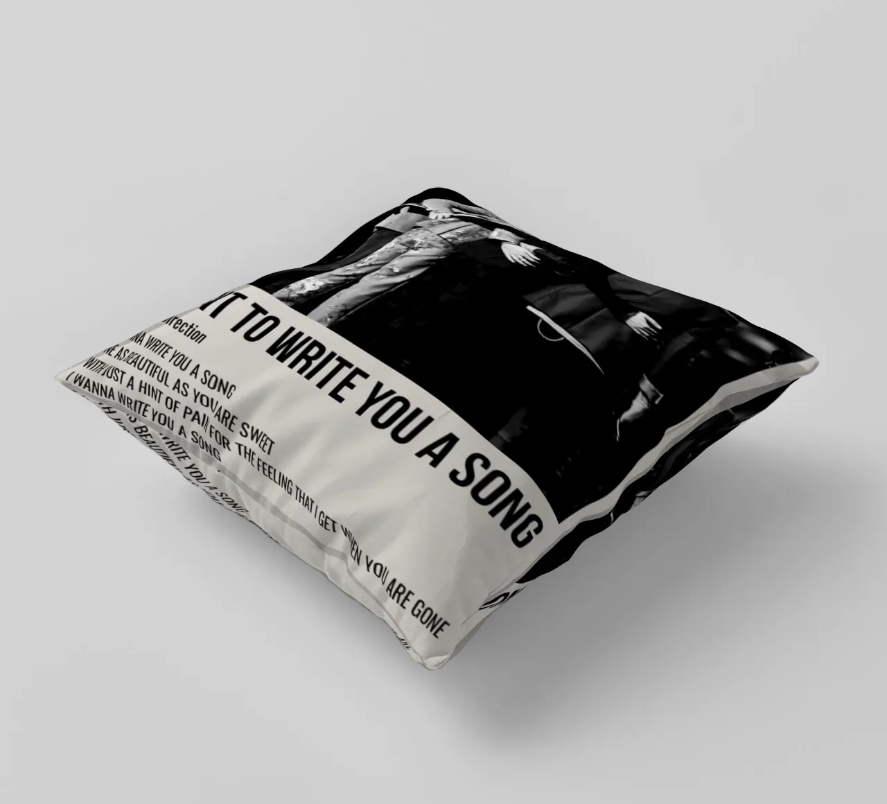 I WANT TO WRITE YOU A SONG by One Direction Kissen von SoundStudio
