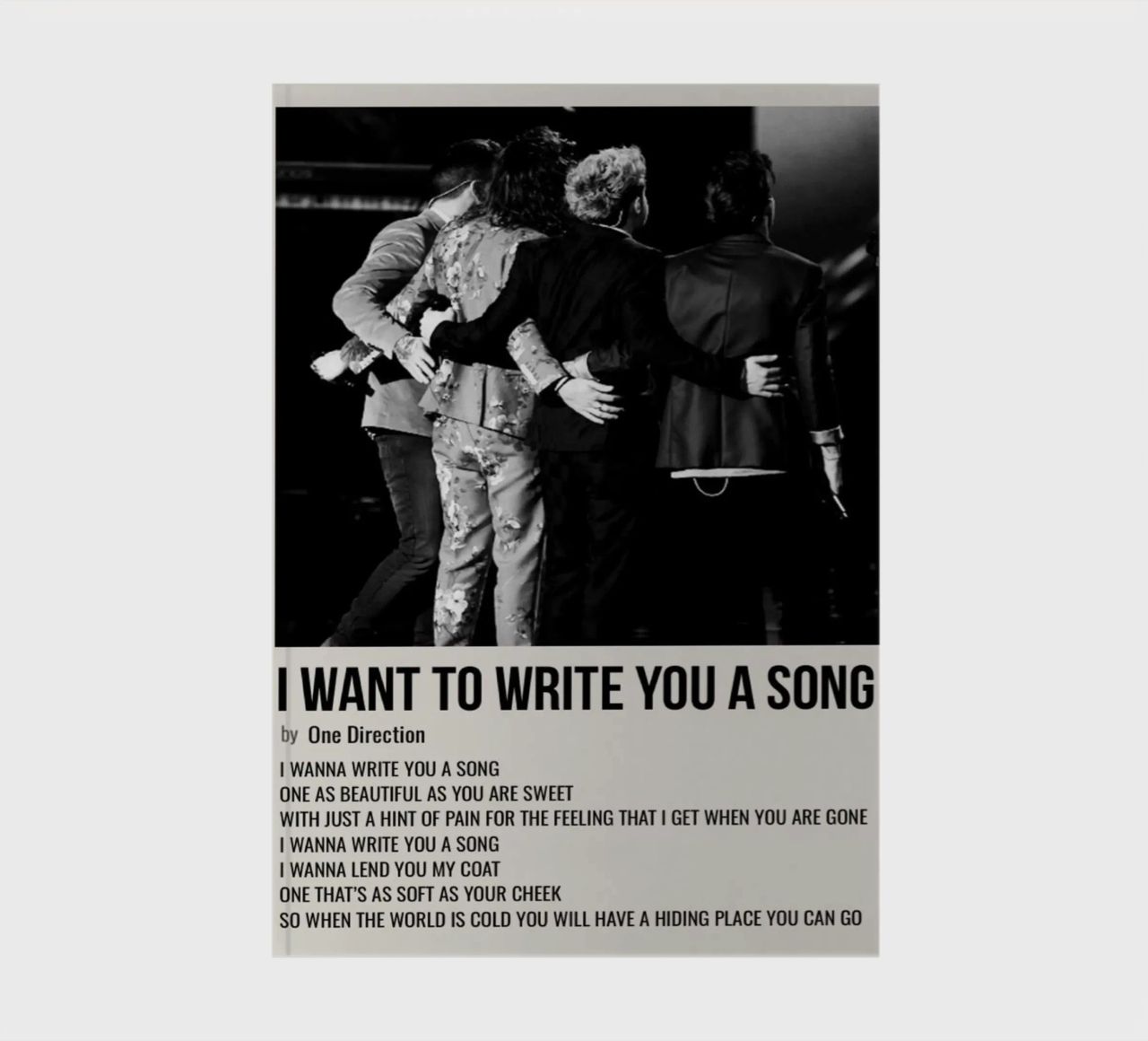 I WANT TO WRITE YOU A SONG by One Direction diario da SoundStudio