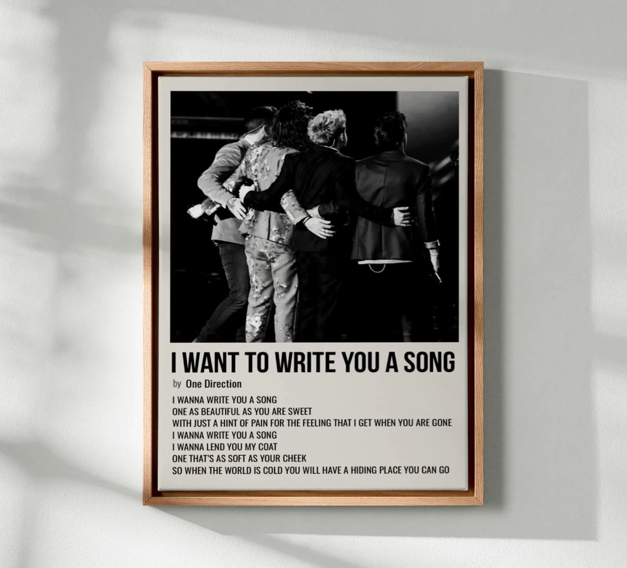 I WANT TO WRITE YOU A SONG by One Direction tela da SoundStudio