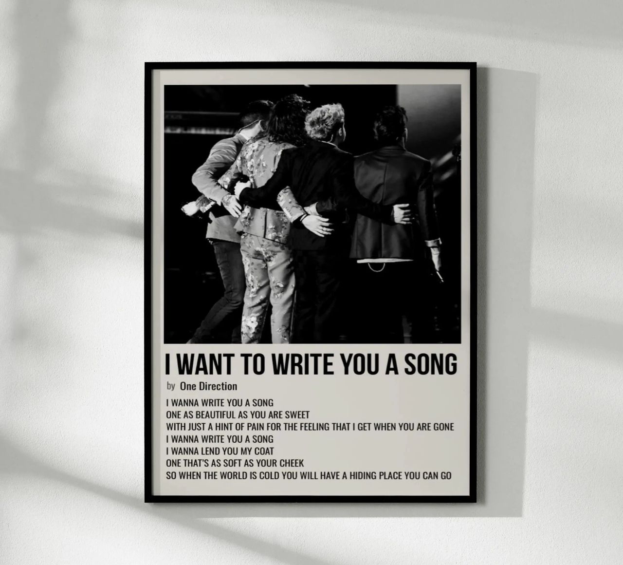 I WANT TO WRITE YOU A SONG by One Direction poster da SoundStudio