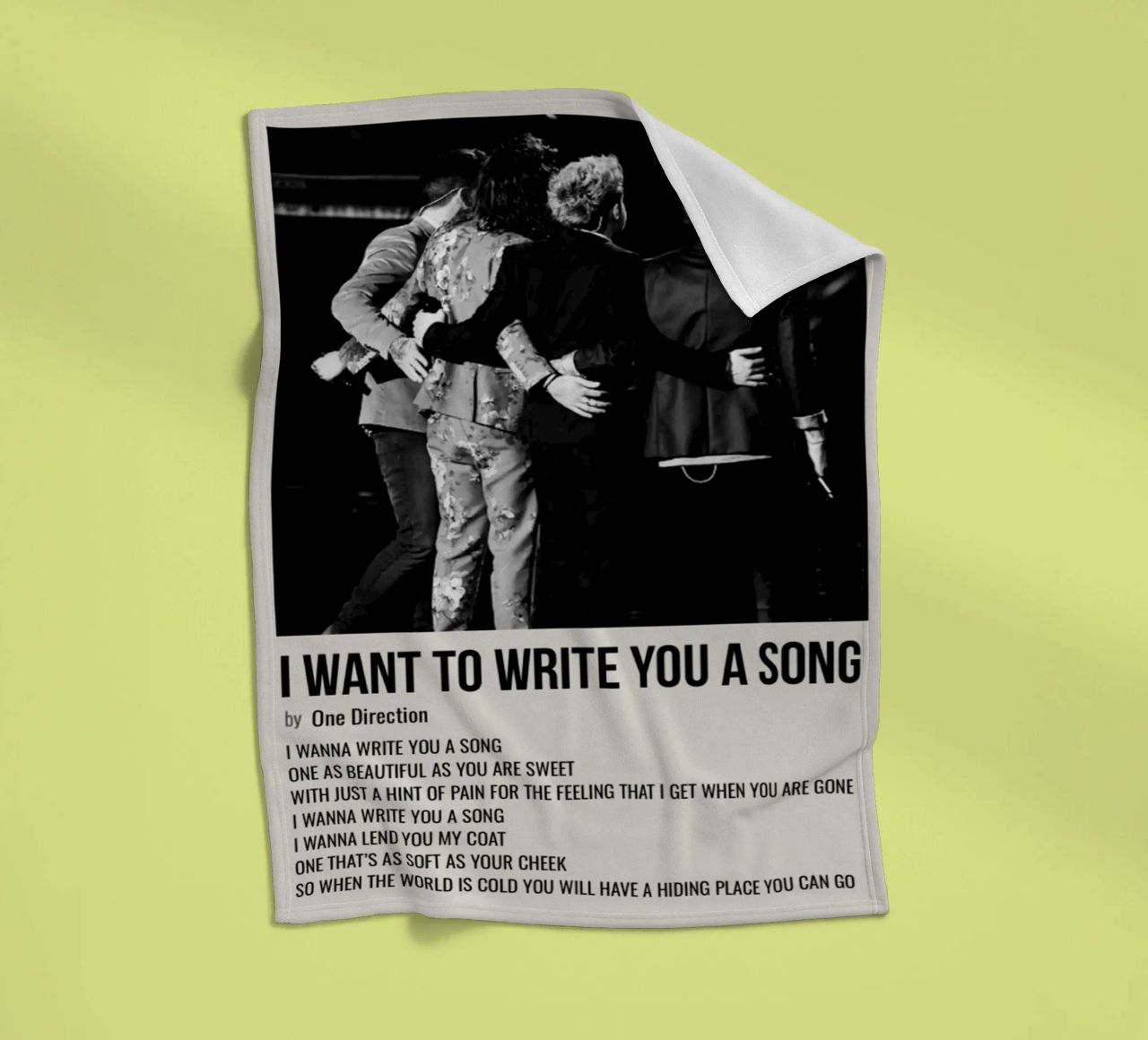 I WANT TO WRITE YOU A SONG by One Direction coperta in pile da SoundStudio