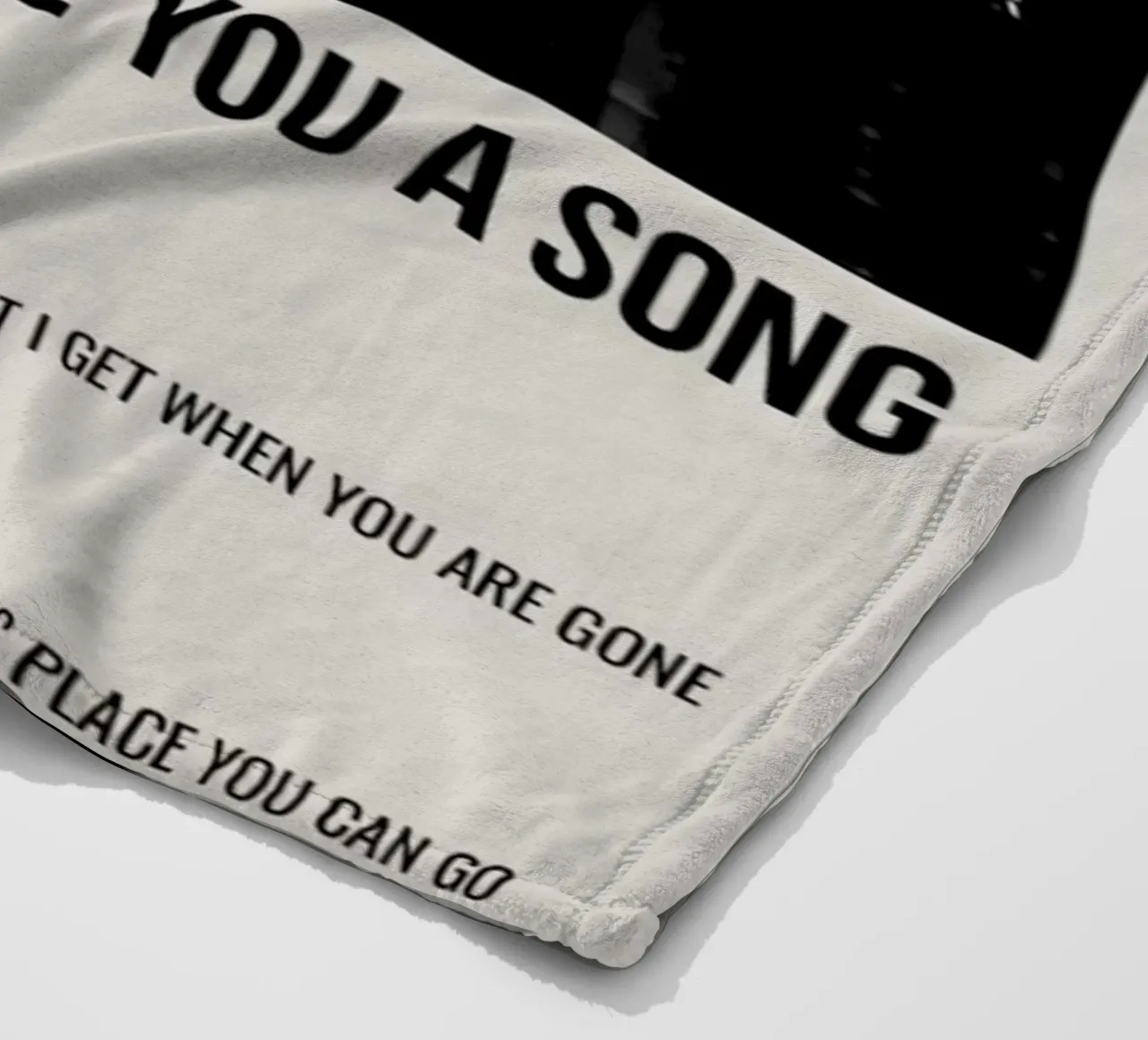 I WANT TO WRITE YOU A SONG by One Direction plaid polaire de SoundStudio