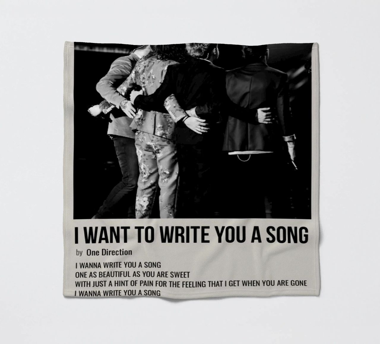 I WANT TO WRITE YOU A SONG by One Direction coperta in pile da SoundStudio