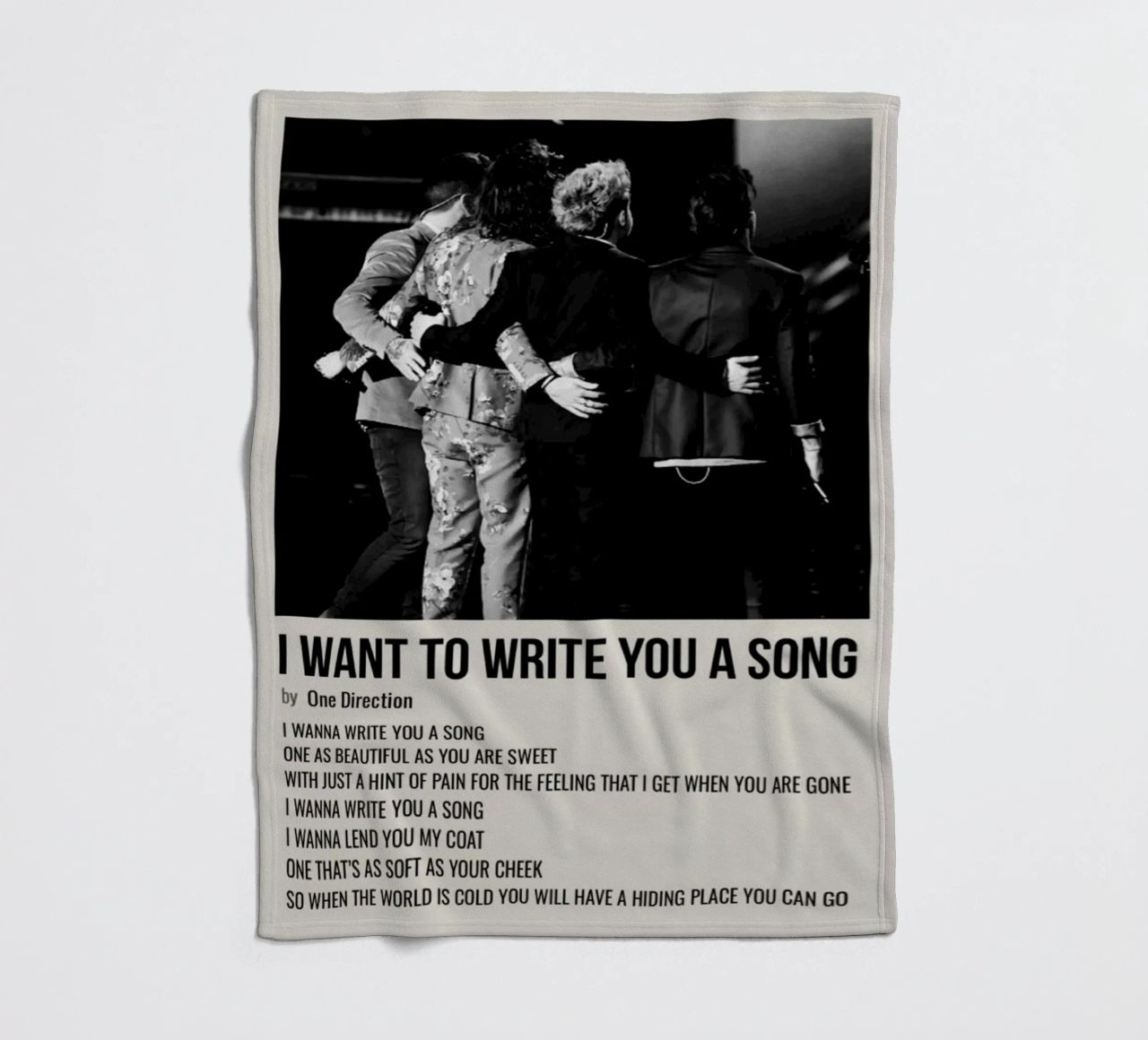 I WANT TO WRITE YOU A SONG by One Direction coperta in pile da SoundStudio