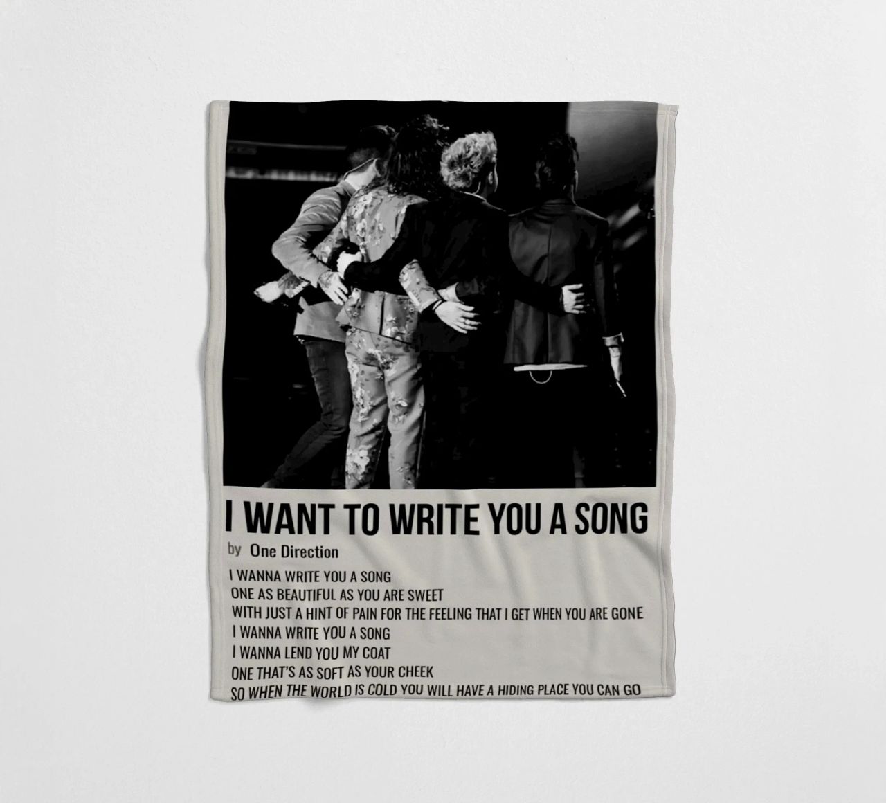 I WANT TO WRITE YOU A SONG by One Direction coperta in pile da SoundStudio