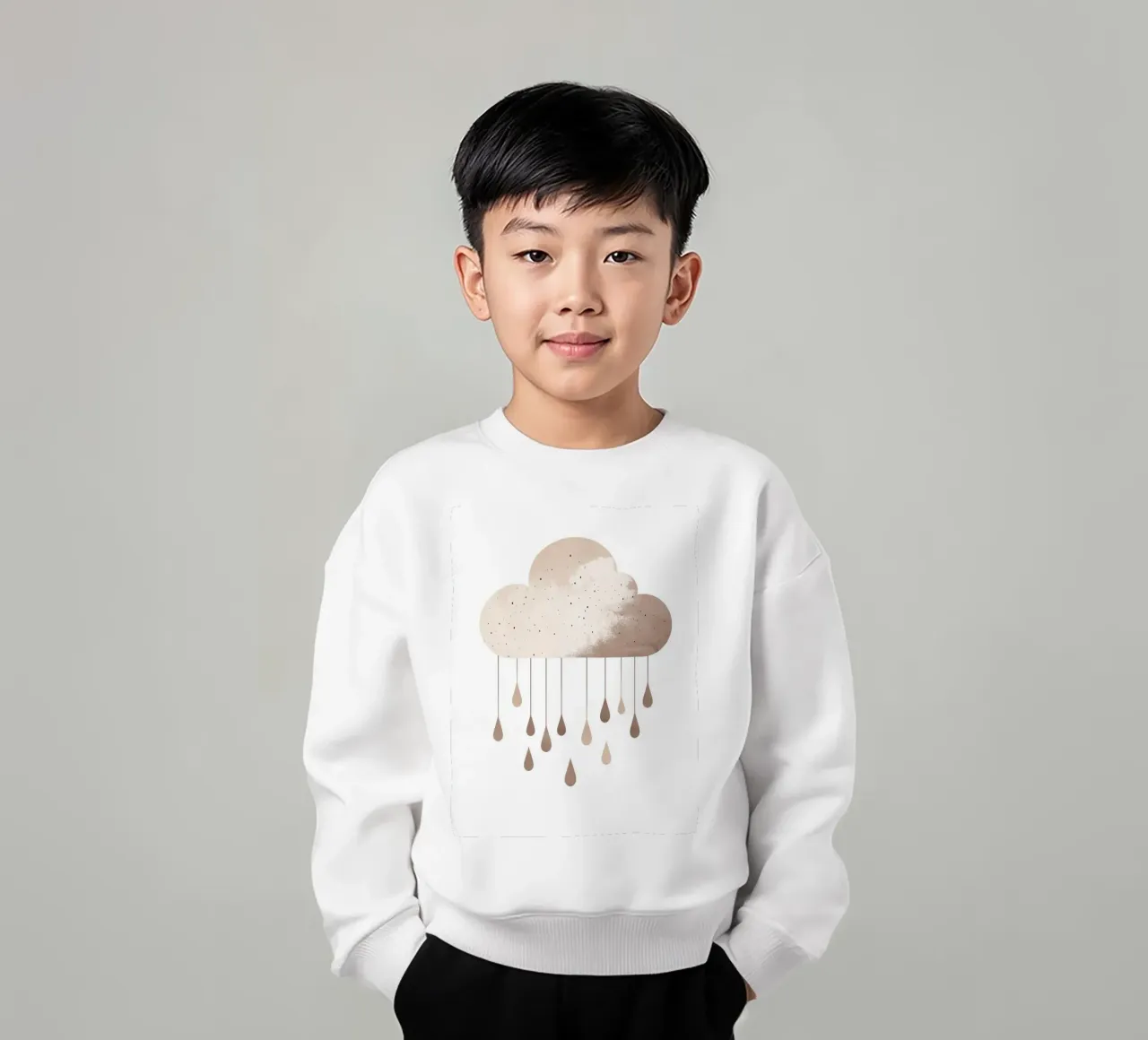 Pastel Cloud felpa bambino da treechild