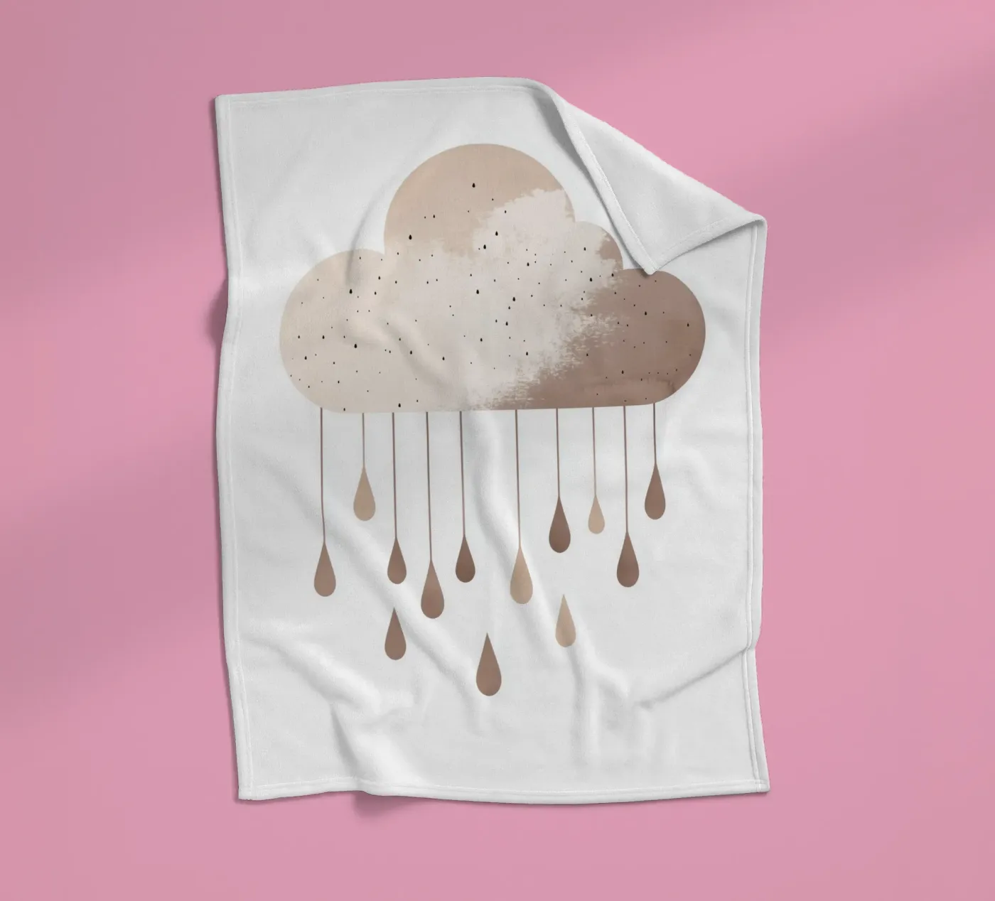 Pastel Cloud Fleecedecke von treechild