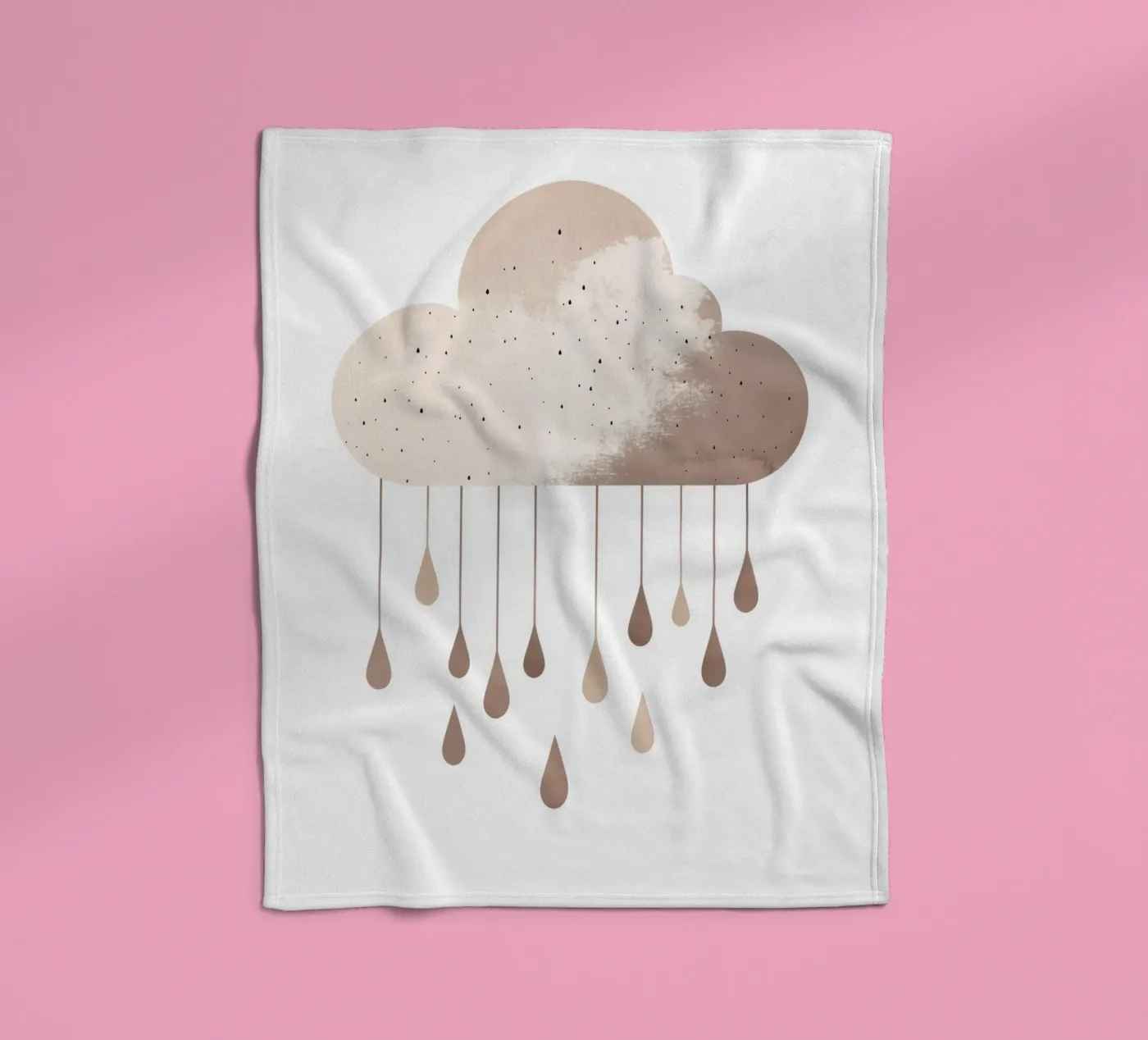 Pastel Cloud Fleecedecke von treechild