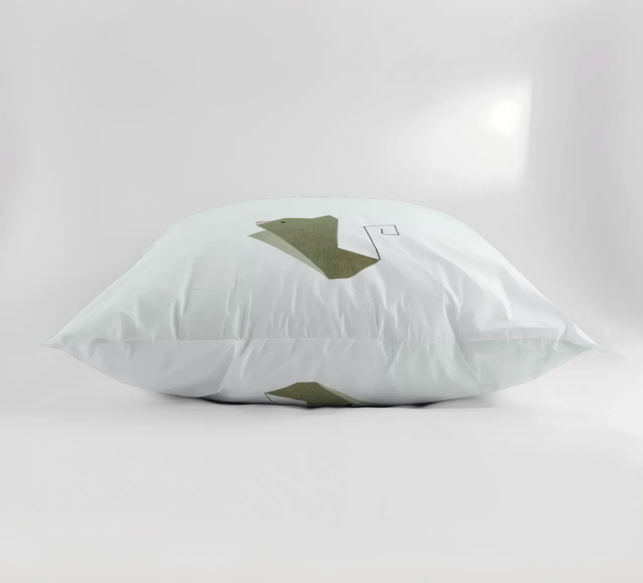 Katze #2 decorative cushion by Anna-Maren Zehnter