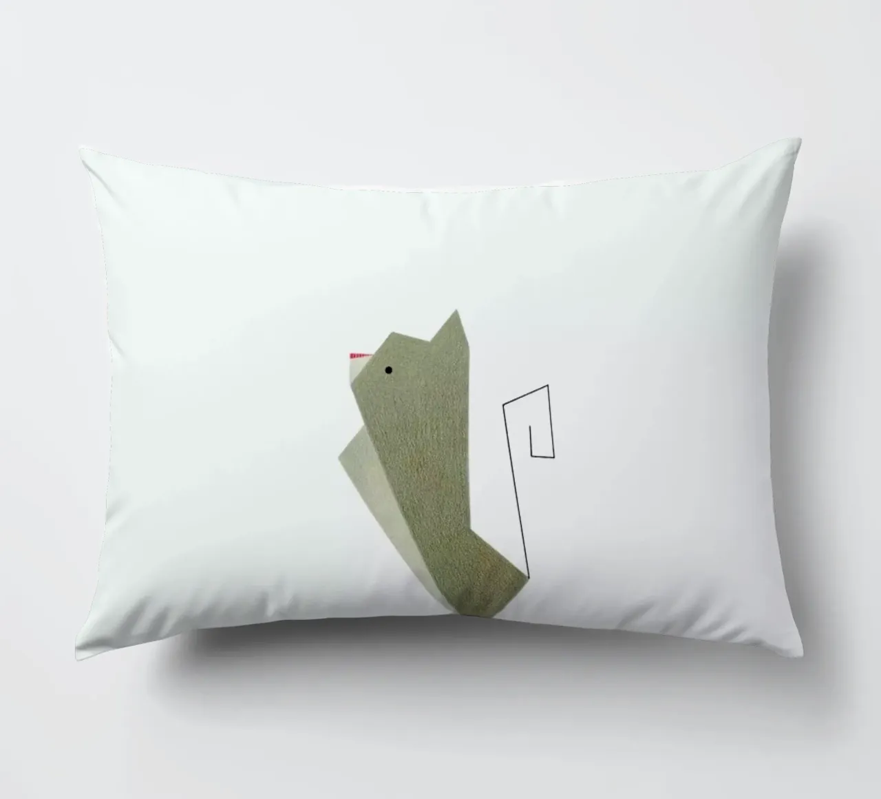 Katze #2 decorative cushion by Anna-Maren Zehnter