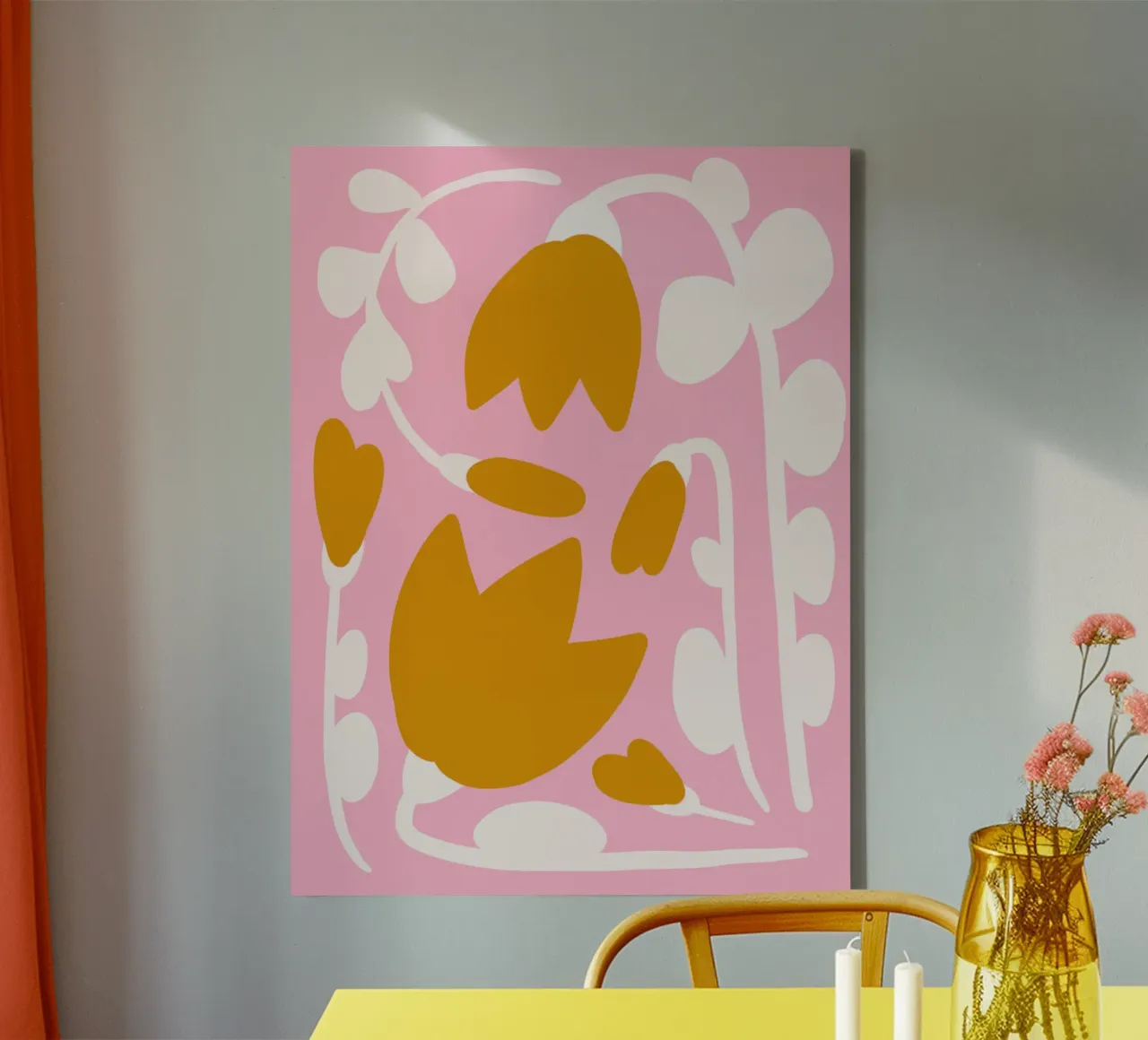 Pastel Tulips canvas by treechild
