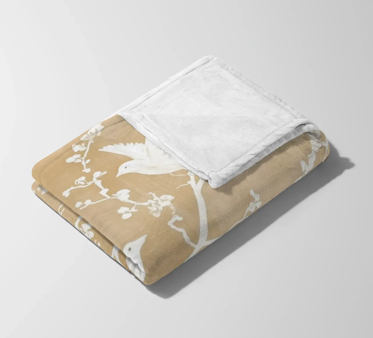 Birds On Branches coperta in pile da treechild