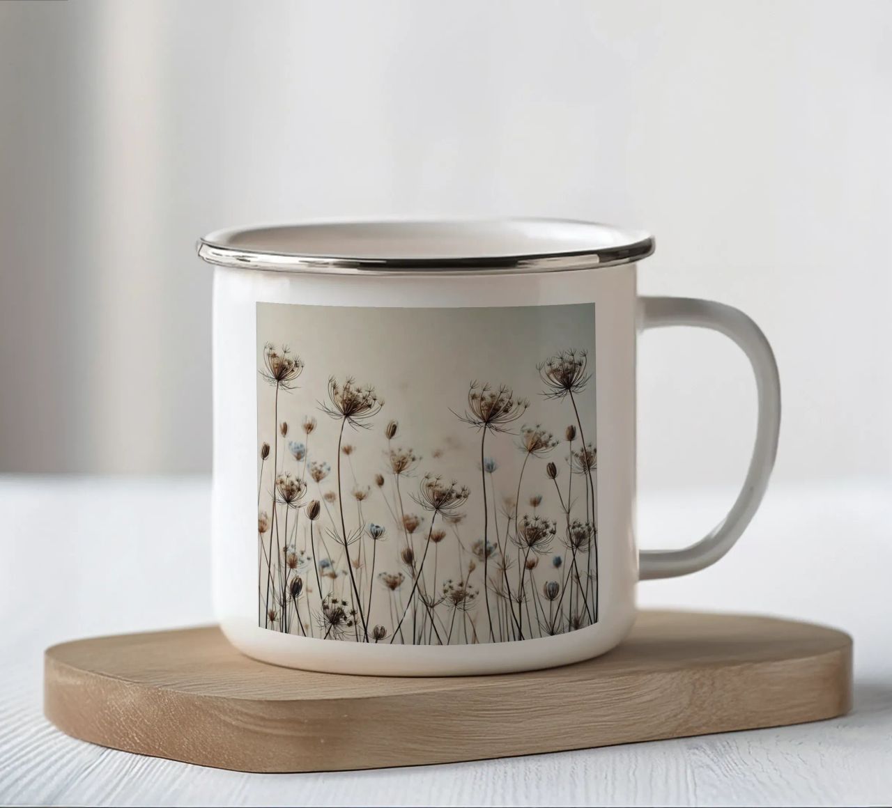 Prato tazza in smalto da nomad