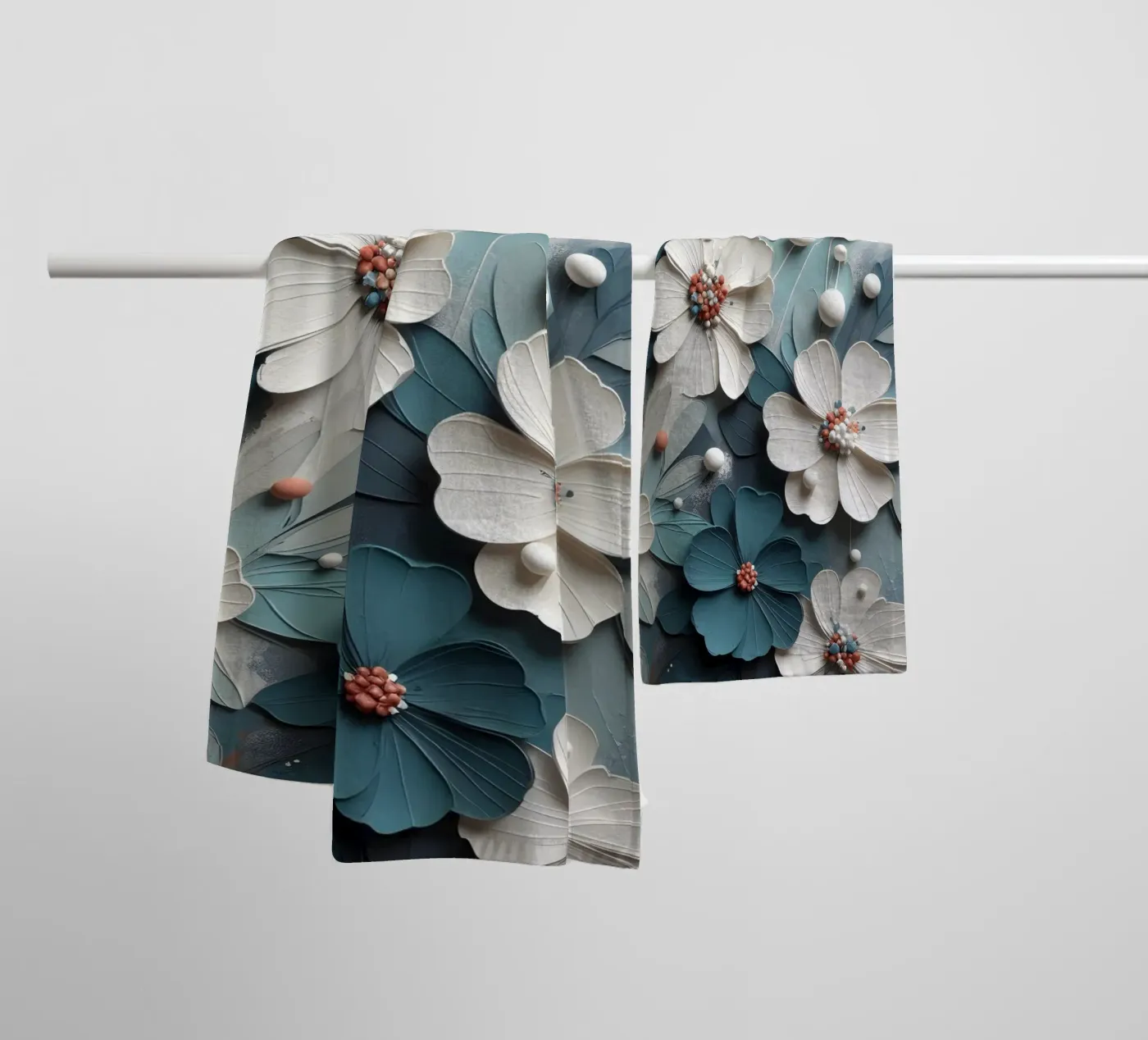 Blumen badhanddoek van nomad
