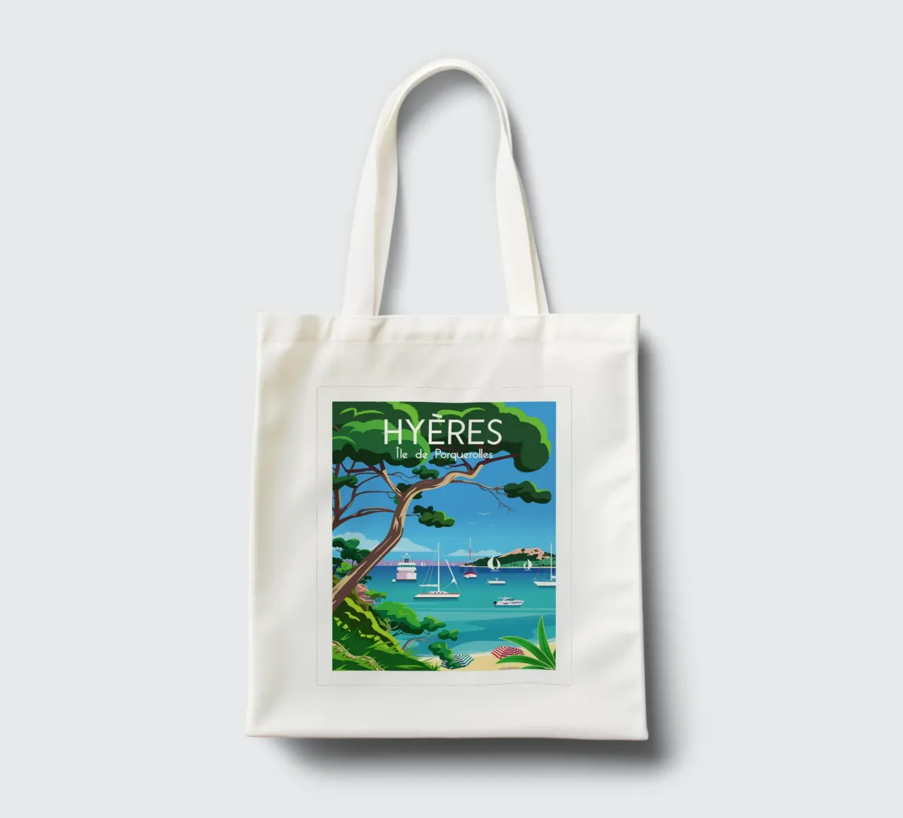 Hyères, Isola di Porquerolles borsa in juta da Raphaël Delerue