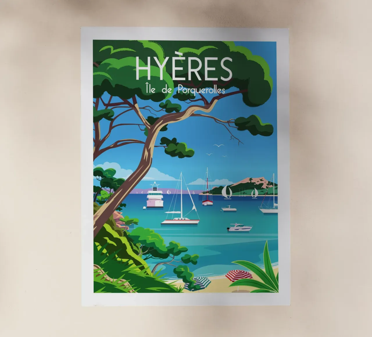 Hyères, Isola di Porquerolles pellicola backlit da Raphaël Delerue