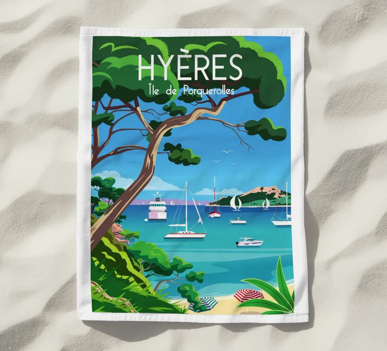 Hyères, Isola di Porquerolles telo mare da Raphaël Delerue