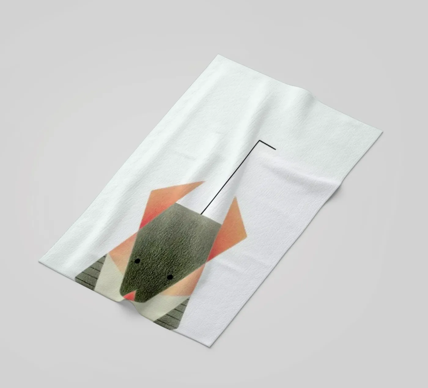 Maus #1 strandhanddoek van Anna-Maren Zehnter