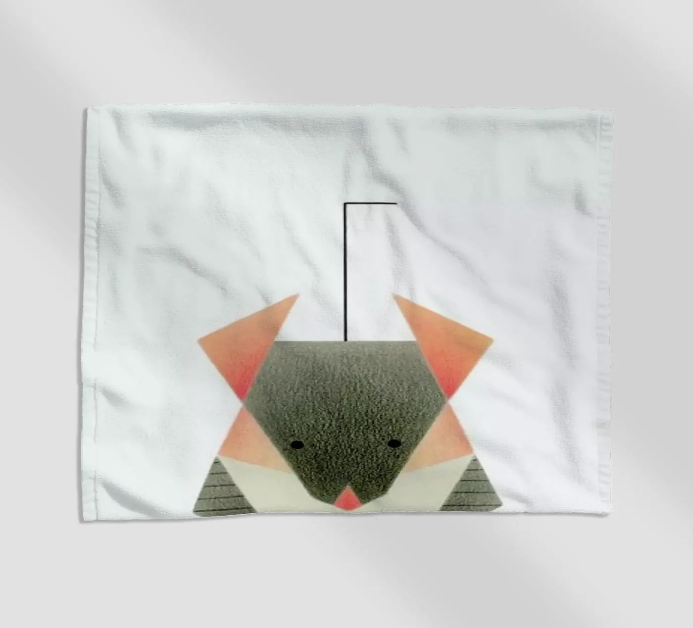 Maus #1 strandhanddoek van Anna-Maren Zehnter