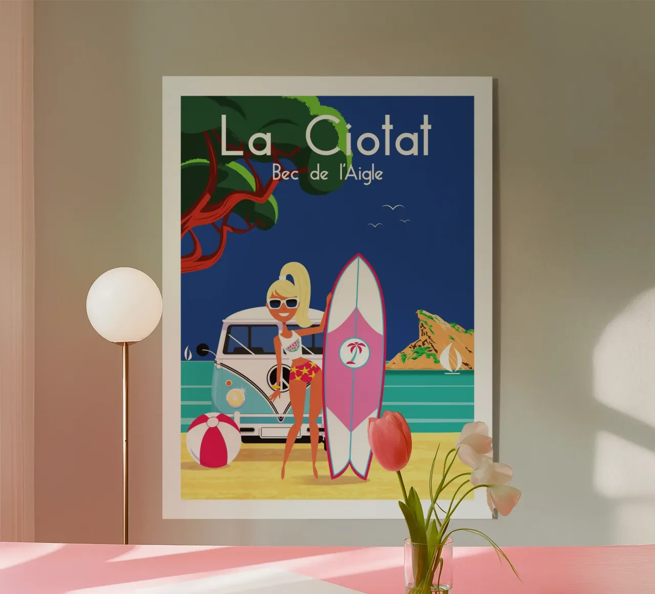 La Ciotat Bec de l'Aigle acrylic glass by Raphaël Delerue