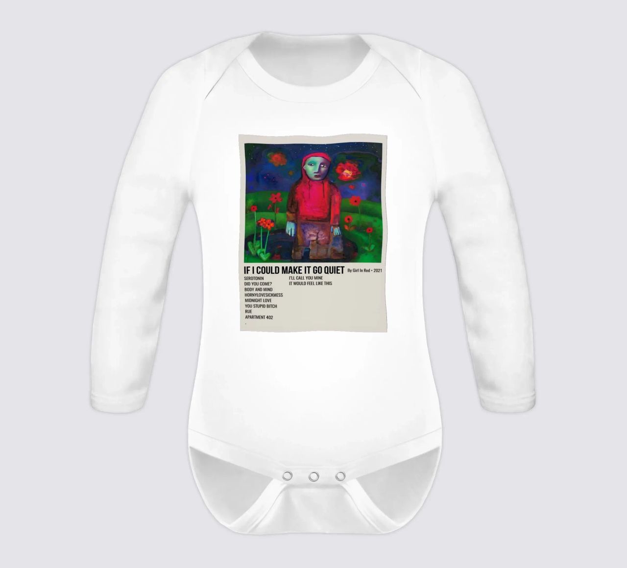 IF I COULD MAKE IT GO QUIET By Girl In Red - 2021 body neonato maniche lunghe da SoundStudio
