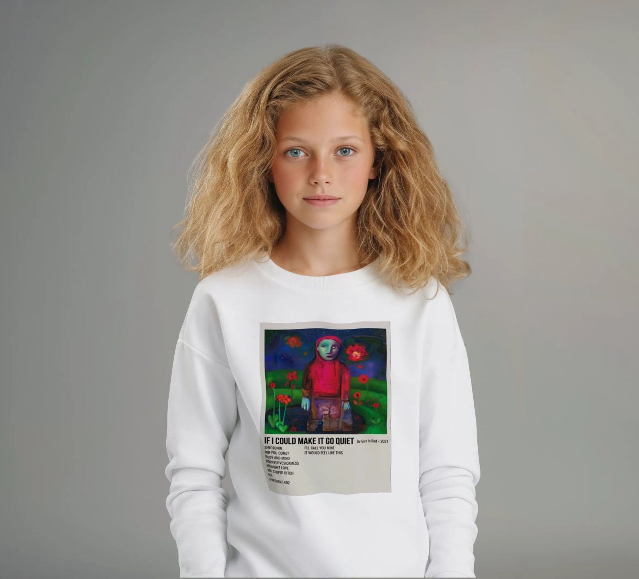 IF I COULD MAKE IT GO QUIET By Girl In Red - 2021 felpa bambino da SoundStudio