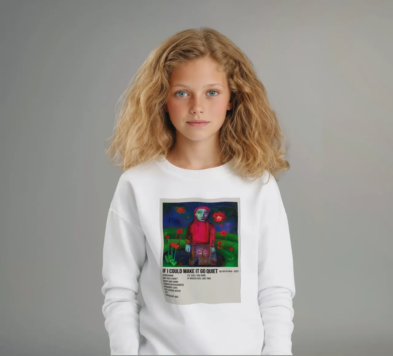 IF I COULD MAKE IT GO QUIET By Girl In Red - 2021 kinder sweatshirt van SoundStudio