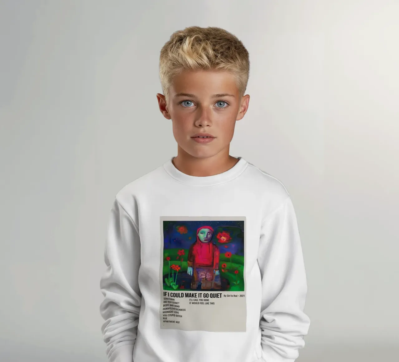 IF I COULD MAKE IT GO QUIET By Girl In Red - 2021 kinder sweatshirt van SoundStudio