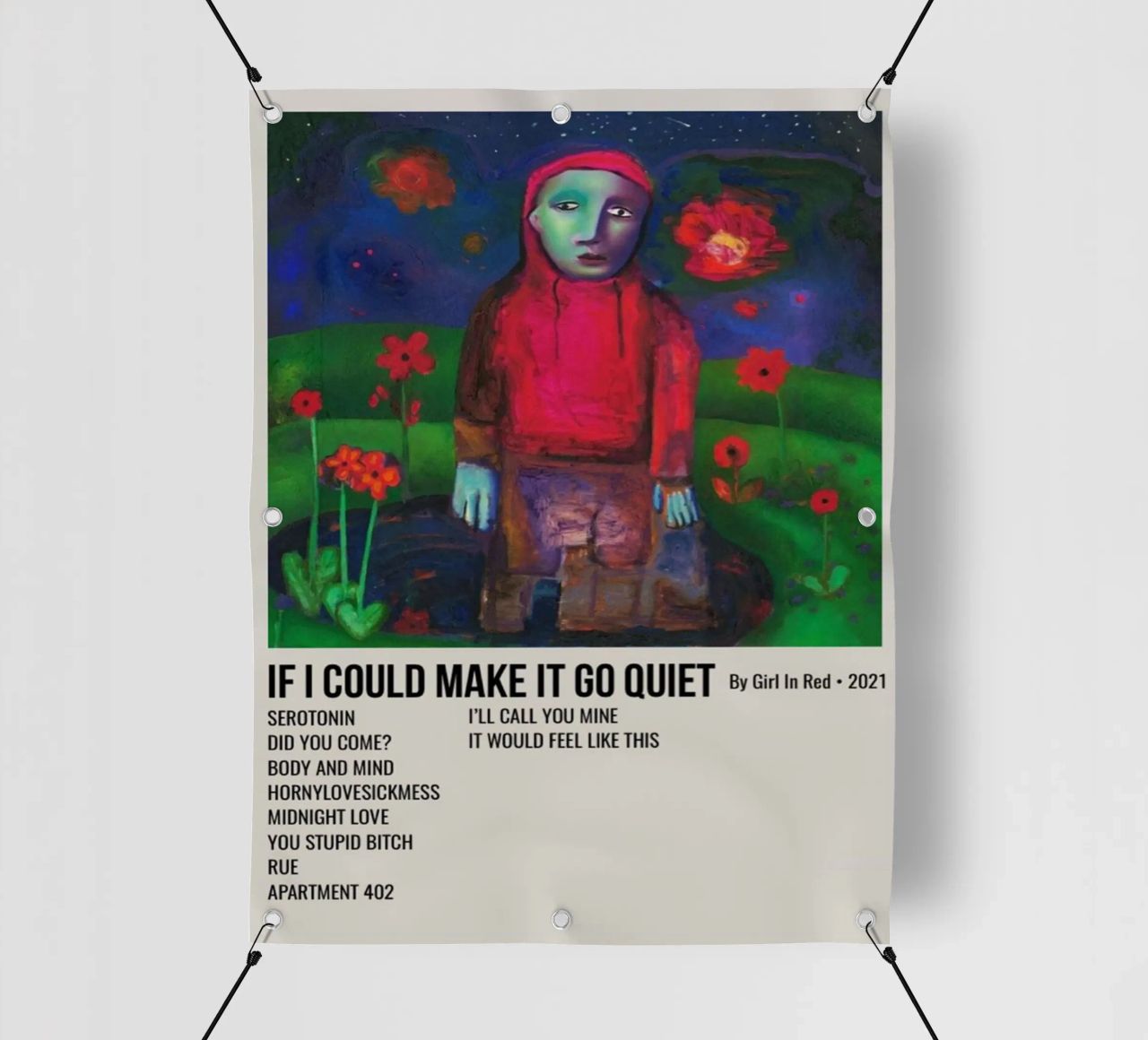 IF I COULD MAKE IT GO QUIET By Girl In Red - 2021 telo in pvc da SoundStudio