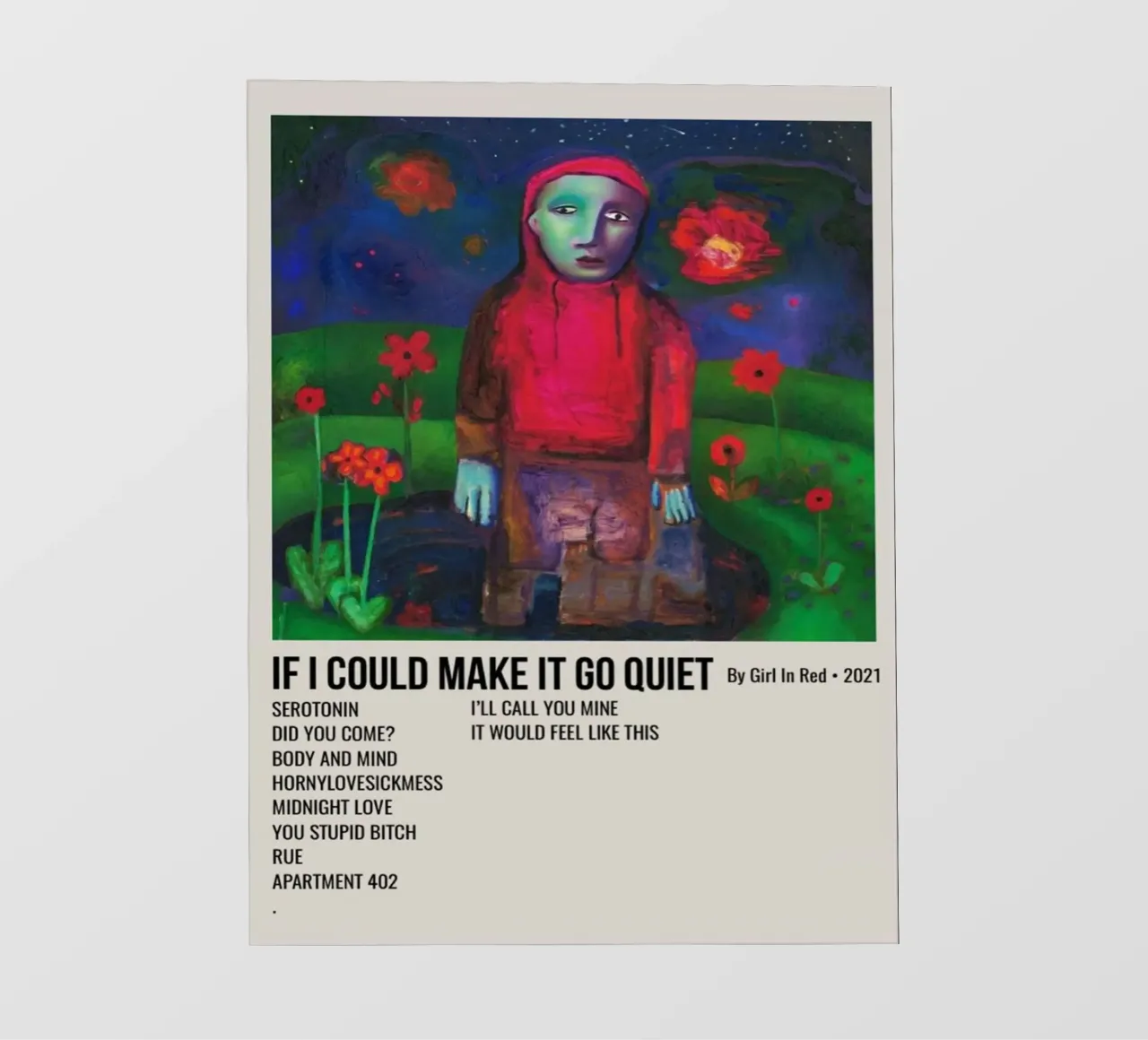 IF I COULD MAKE IT GO QUIET By Girl In Red - 2021 PVC Plane von SoundStudio
