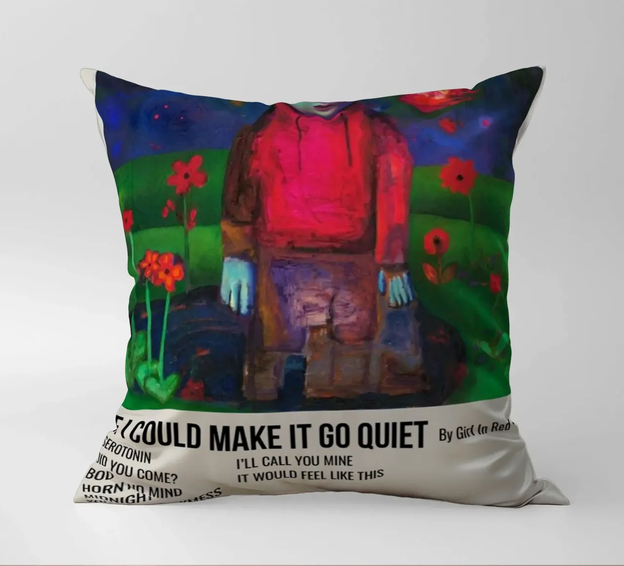 IF I COULD MAKE IT GO QUIET By Girl In Red - 2021 coussin de SoundStudio