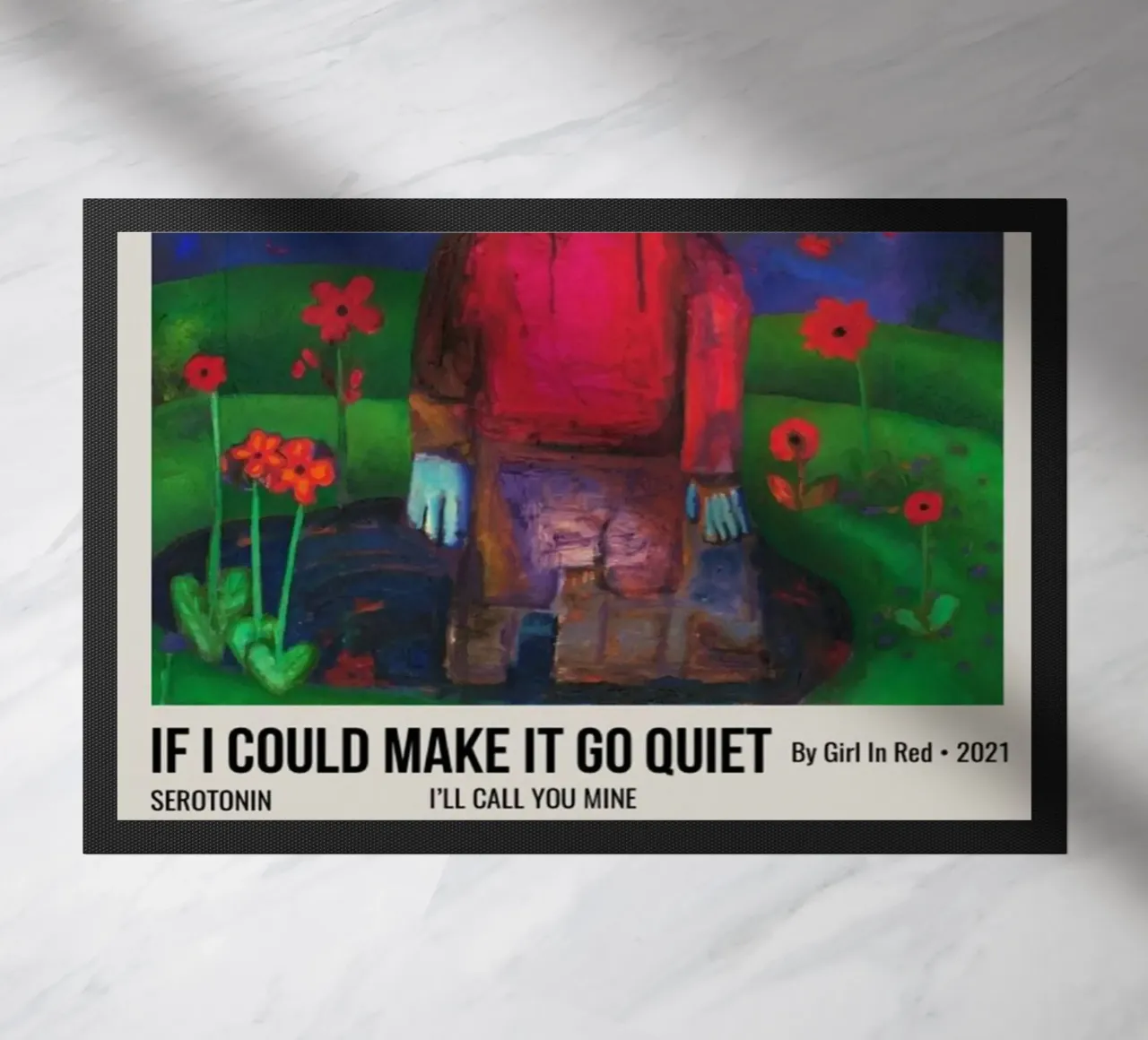 IF I COULD MAKE IT GO QUIET By Girl In Red - 2021 paillasson de SoundStudio