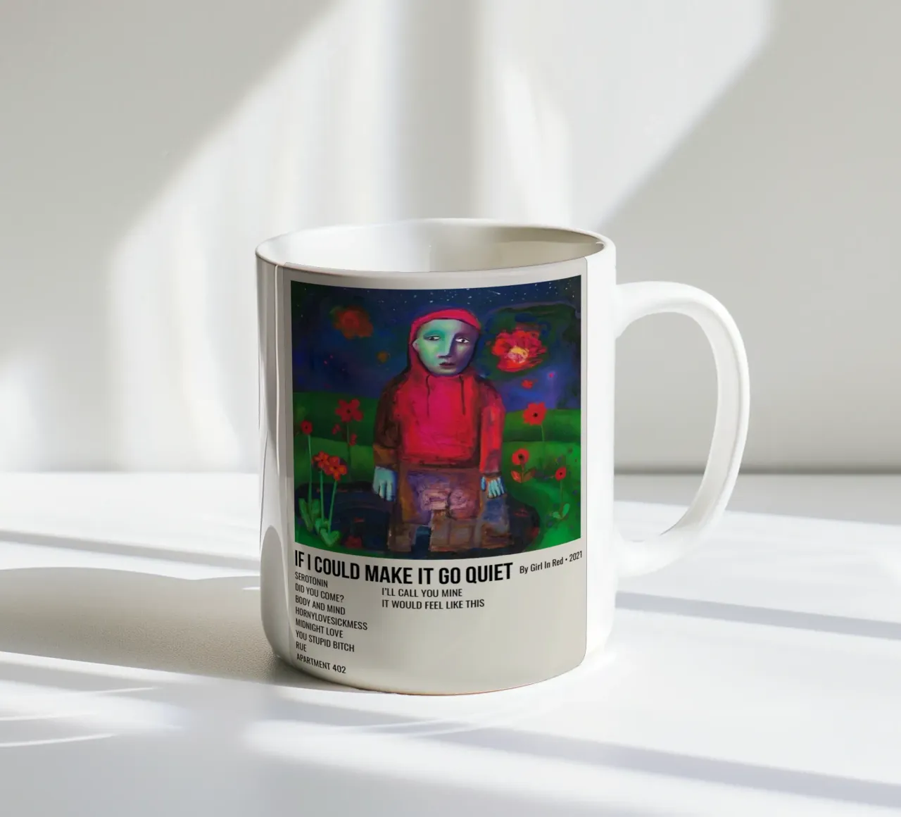 IF I COULD MAKE IT GO QUIET By Girl In Red - 2021 ceramic mug by SoundStudio