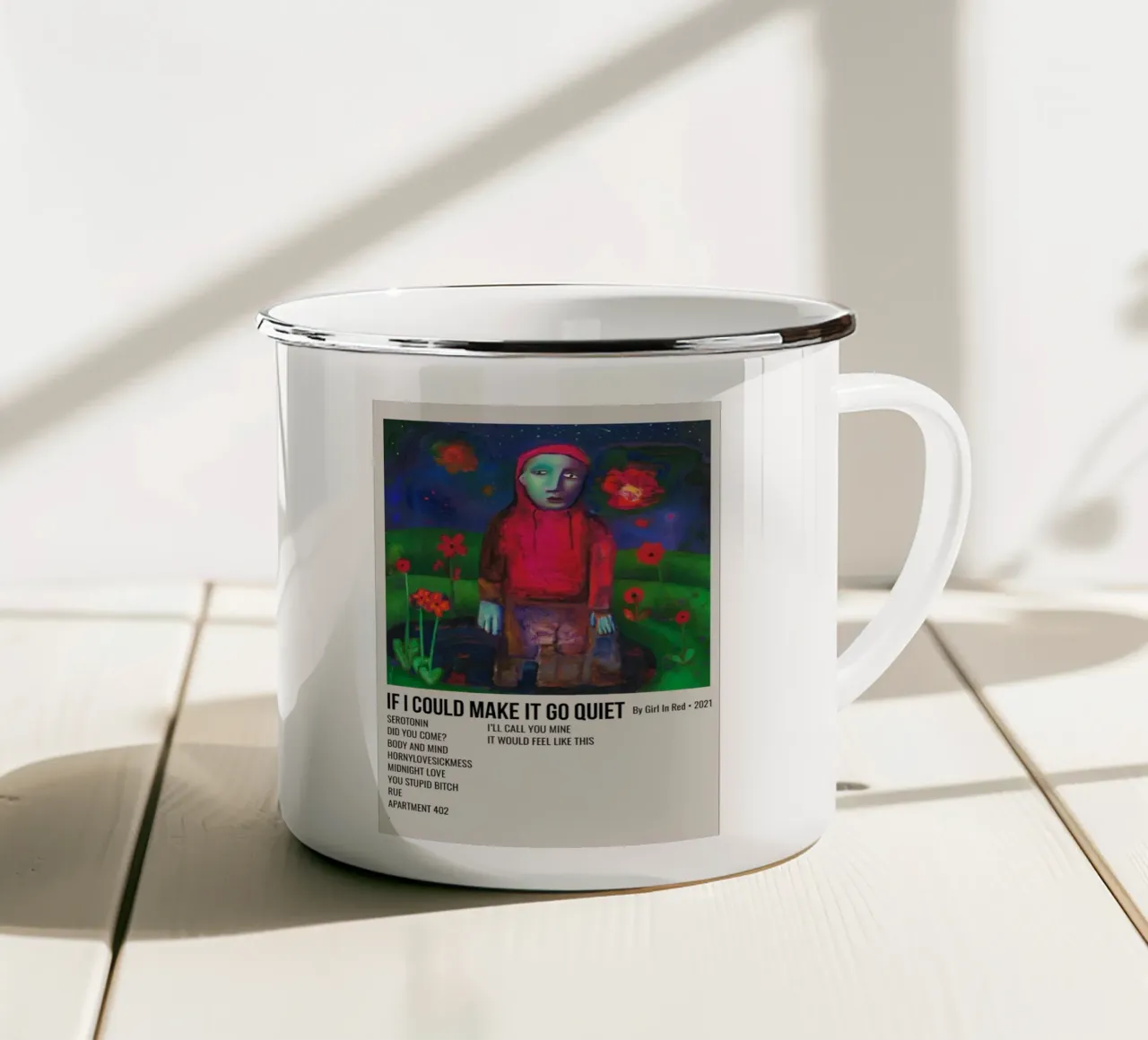 IF I COULD MAKE IT GO QUIET By Girl In Red - 2021 tazza in smalto da SoundStudio