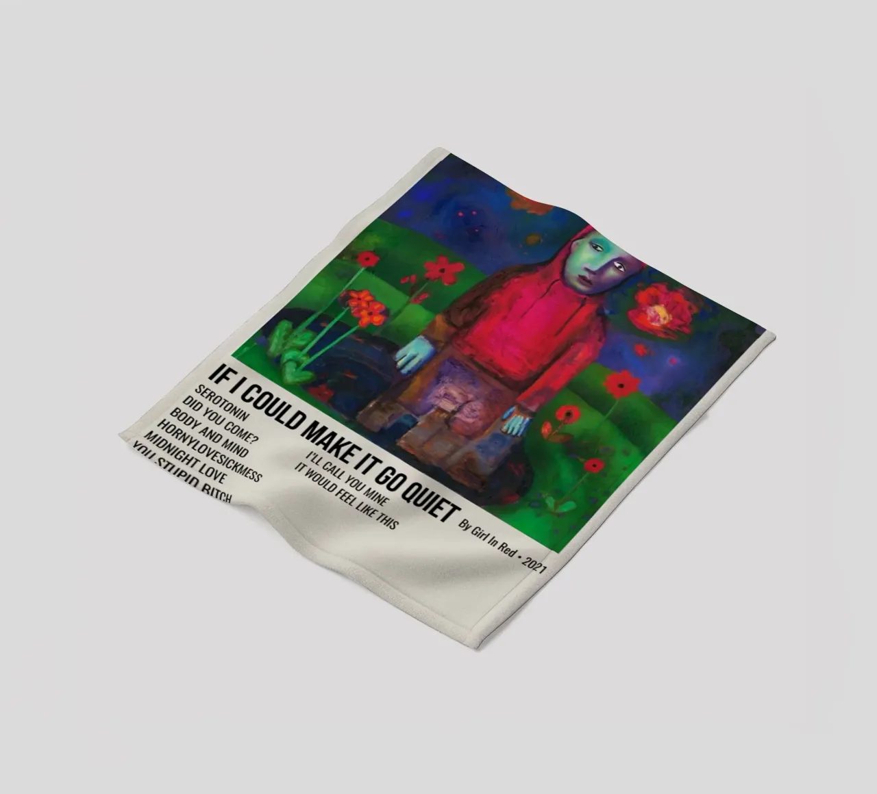 IF I COULD MAKE IT GO QUIET By Girl In Red - 2021 Fleecedecke von SoundStudio