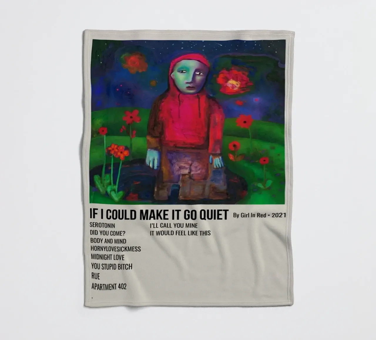 IF I COULD MAKE IT GO QUIET By Girl In Red - 2021 Fleecedecke von SoundStudio