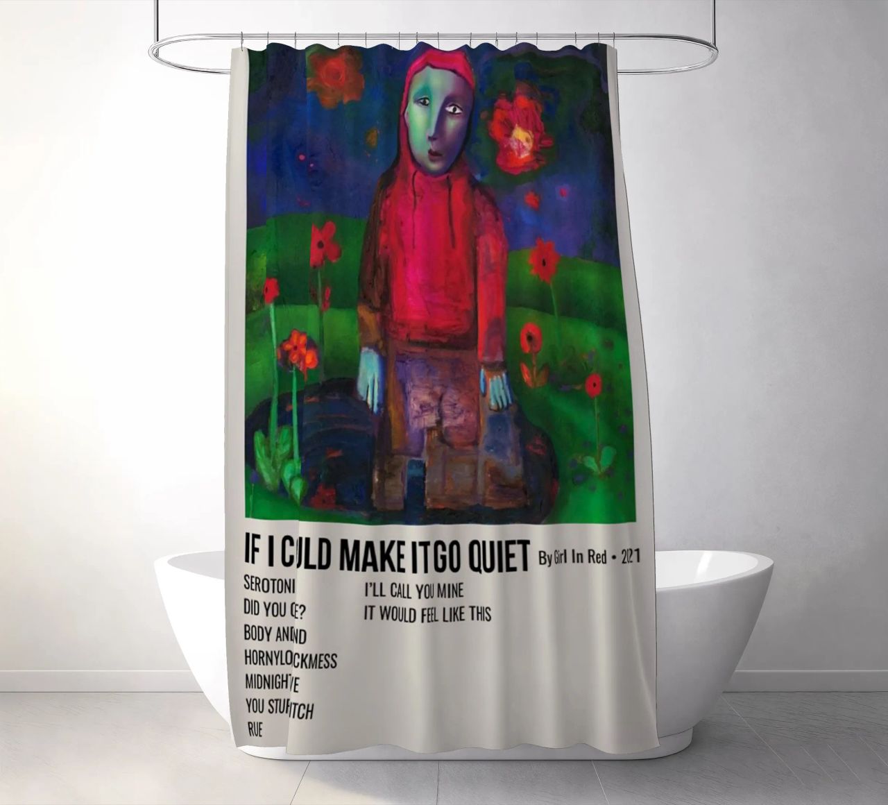 IF I COULD MAKE IT GO QUIET By Girl In Red - 2021 tenda da doccia da SoundStudio