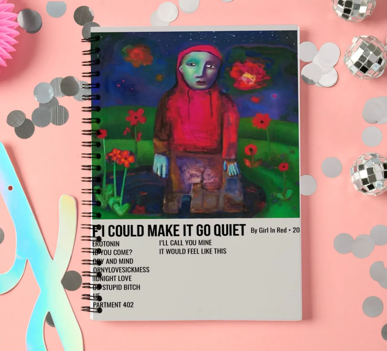 IF I COULD MAKE IT GO QUIET By Girl In Red - 2021 diario ad anelli da SoundStudio