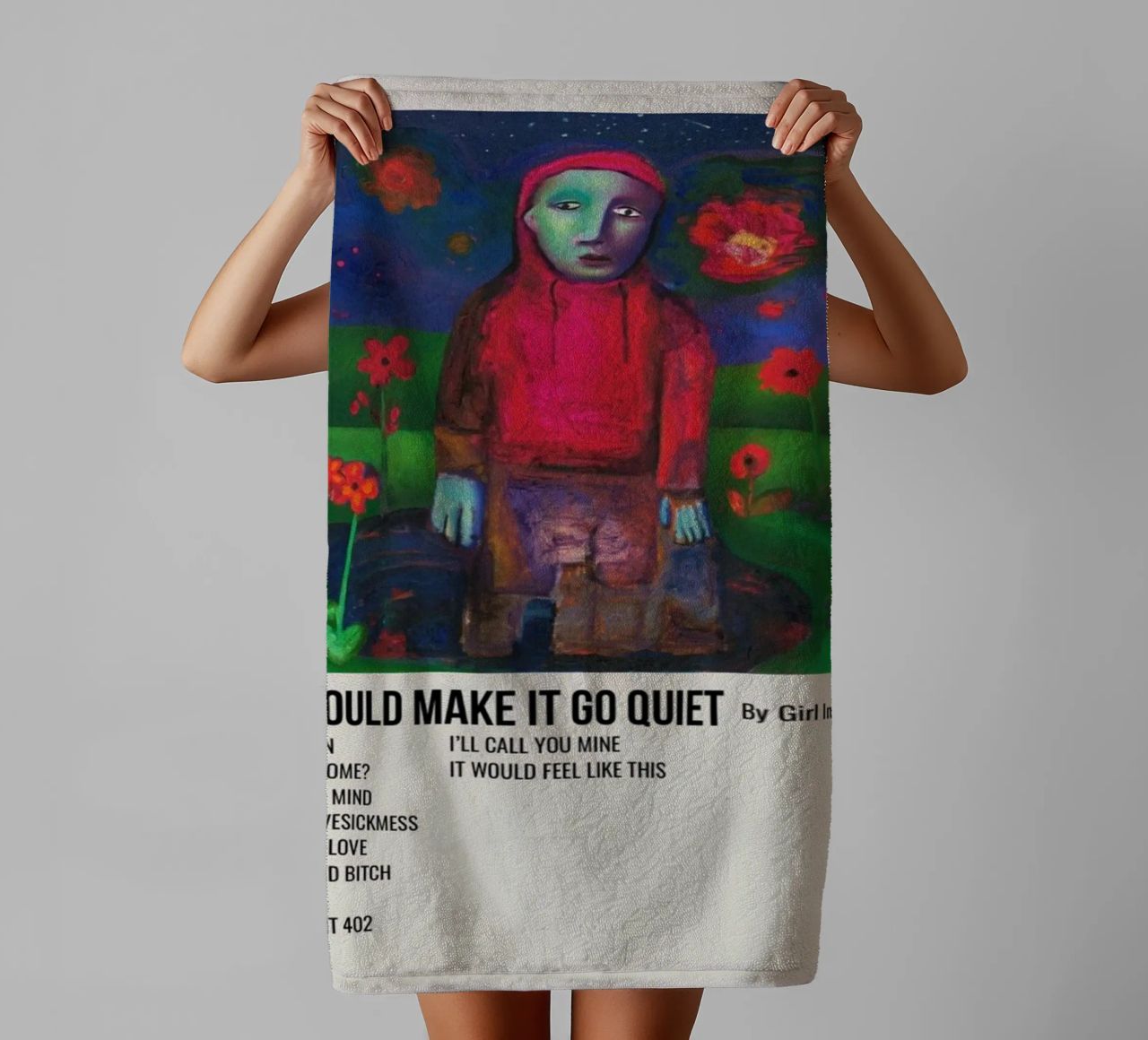 IF I COULD MAKE IT GO QUIET By Girl In Red - 2021 asciugamano da bagno da SoundStudio