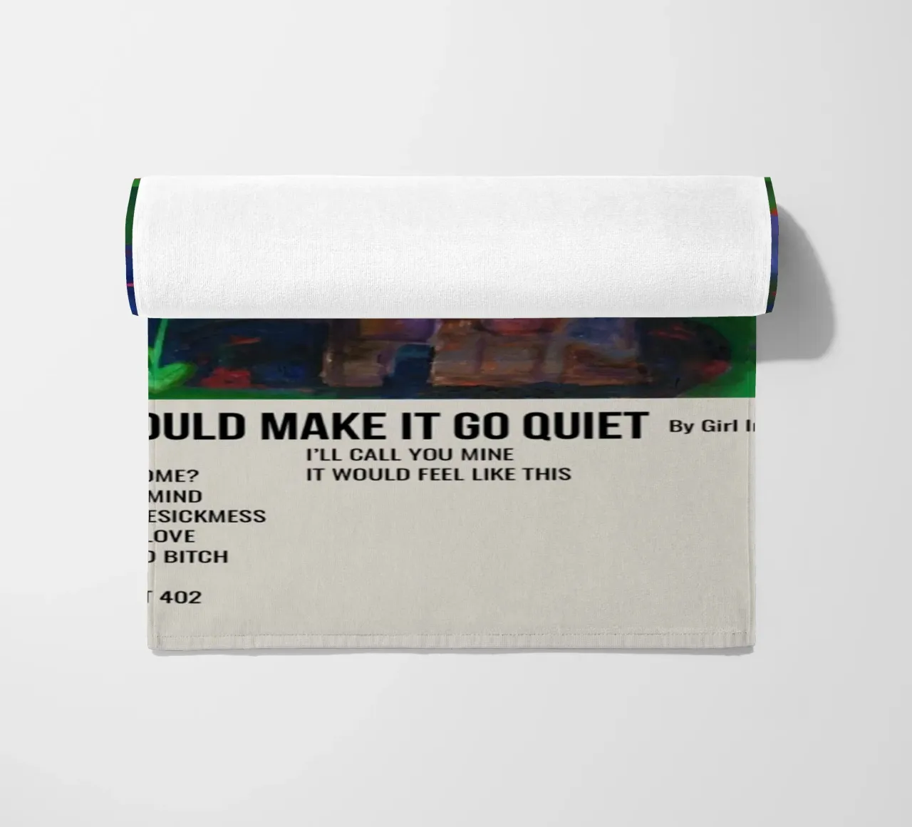 IF I COULD MAKE IT GO QUIET By Girl In Red - 2021 strandhanddoek van SoundStudio