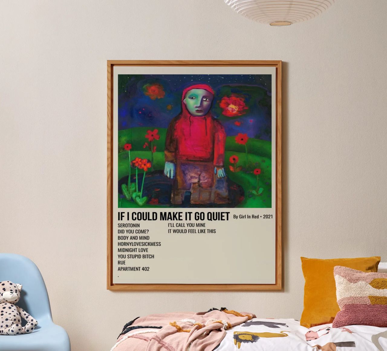 IF I COULD MAKE IT GO QUIET By Girl In Red - 2021 alluminio dibond da SoundStudio