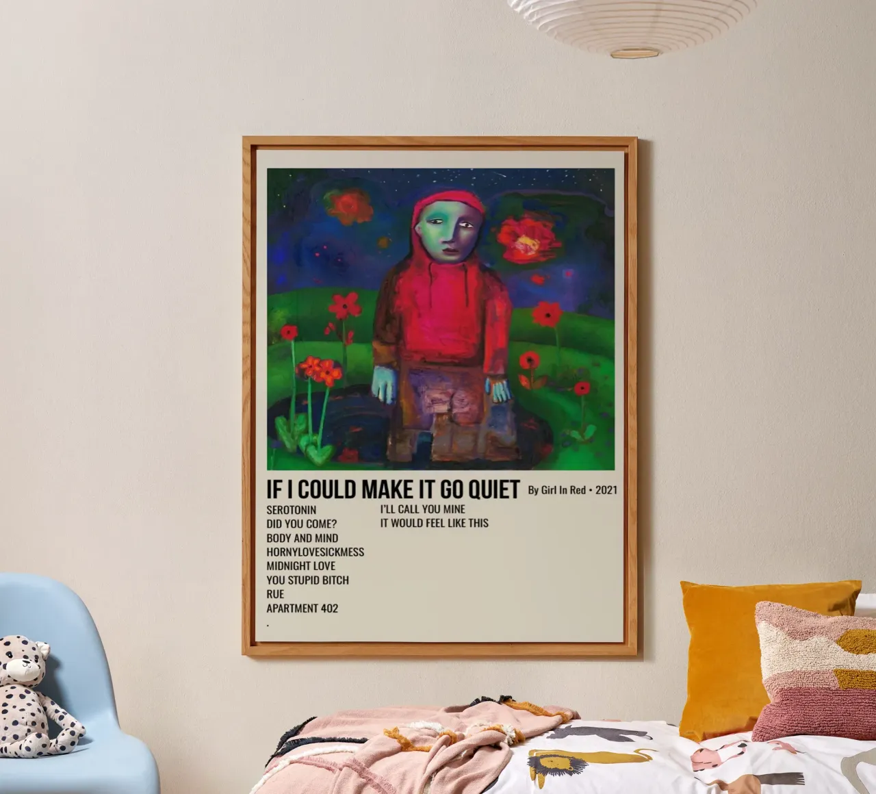 IF I COULD MAKE IT GO QUIET By Girl In Red - 2021 Alu-Dibond von SoundStudio