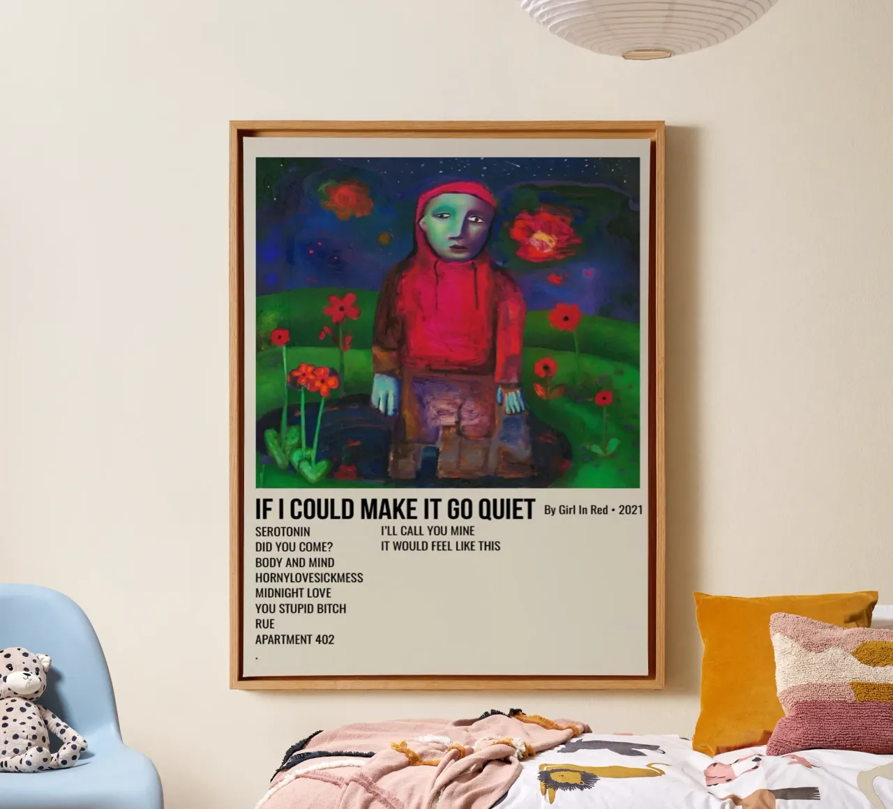 IF I COULD MAKE IT GO QUIET By Girl In Red - 2021 toile de SoundStudio